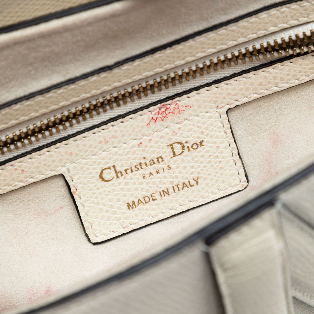 Pre-Loved Dior Grained Calfskin Saddle Bag - Picture 5 of 8